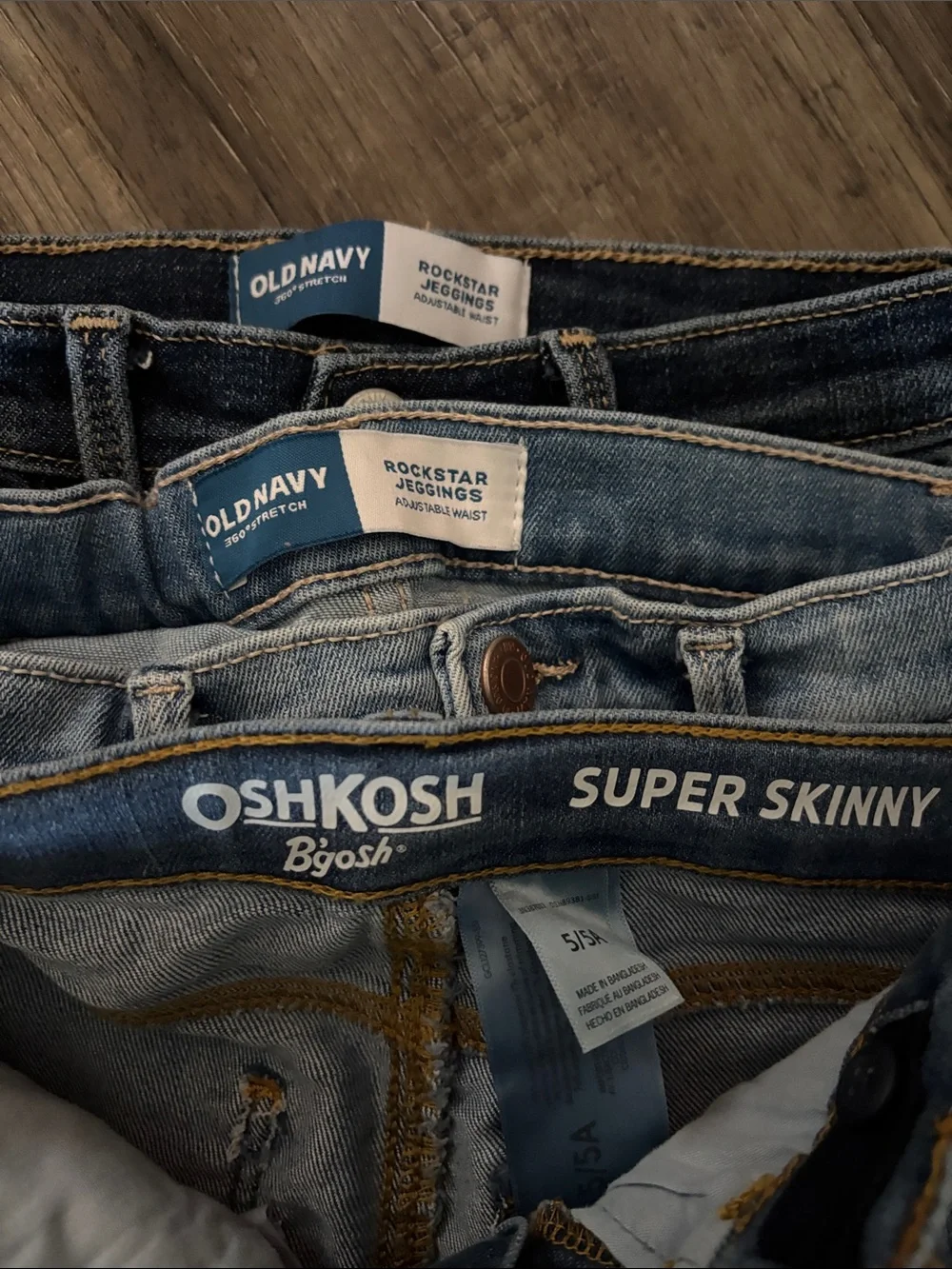 Bundle of girls jeans
